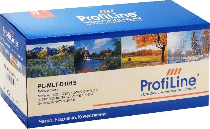 Картридж ProfiLine MLT-D101S (PL-MLT-D101S) для принтеров Samsung ML2161/ 2156/ 2160W/ 2165W/ 2167/ 2168W SCX3400/ 3405/ 3407/ 3400F/ 3405F/ 3400FW/ 3405W/ F760P/ 760 1500 страниц