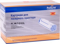Картридж ProfiLine MLT-D103L (PL-MLT-D103L) для принтеров Samsung ML-2950ND/ 2951D/ 2955ND/ 2955DW/ 2956D/ 2956DN/ SCX-4701ND/ 4729HW/ 4729HW/ 4729FD/ 4729FW/ 4729XFA/ 4728HN/ 4728HD/ 4728FD 2500 страниц