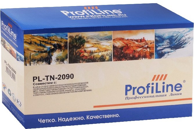 Картридж ProfiLine TN-2090 (PL-TN-2090) для принтеров Brother HL-2130/ 2132/ 2132R/ 2135W/ DCP-7055/ 7057/ 7057R 1000 страниц