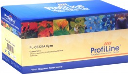 Картридж ProfiLine CE321A (PL-CE321A) для принтеров HP LaserJet CP1525N/ CP1525NW/ CM1415/ 1415fnw голубой 1300 страниц