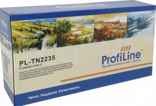 Картридж ProfiLine TN-2235 (PL-TN-2235) для принтеров Brother DCP-7060/ DCP-7060DR/ DCP-7065/ DCP-7065DNR/ DCP-7070/ DCP-7070DWR/ HL-2240/ HL-2240DR/ HL-2250/ HL-2250DNR/ MFC-7360NR/ MFC-7360/ MFC-7860/ FAX-2845/ FAX-2940/ HL-2200/ HL-2230/ HL-2270 1200 с
