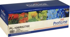 Картридж ProfiLine 106R02760 (PL-106R02760) для принтеров Xerox Phaser 6020/ 6022/ WorkCentre 6025/ 6027 голубой 1000 страниц