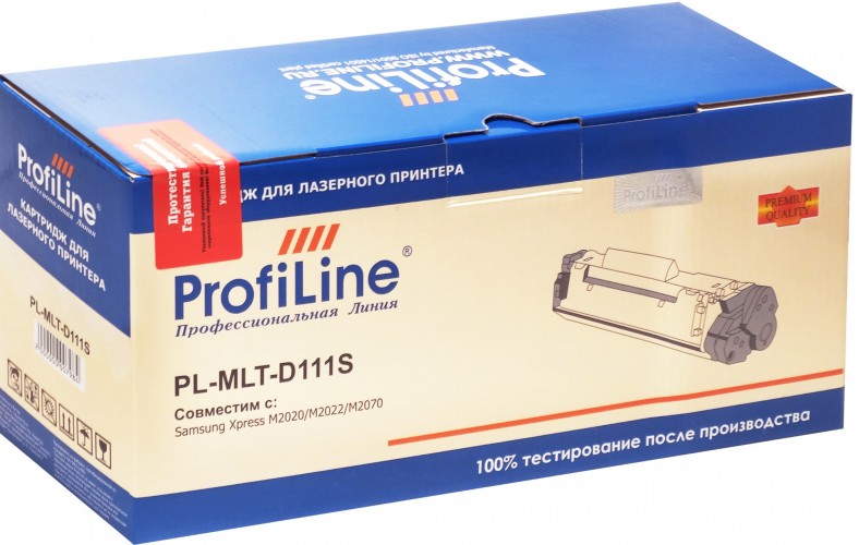 Картридж ProfiLine MLT-D111S (PL-MLT-D111S) для принтеров Samsung Xpress M2020/ M2022/ M2070 1000 страниц
