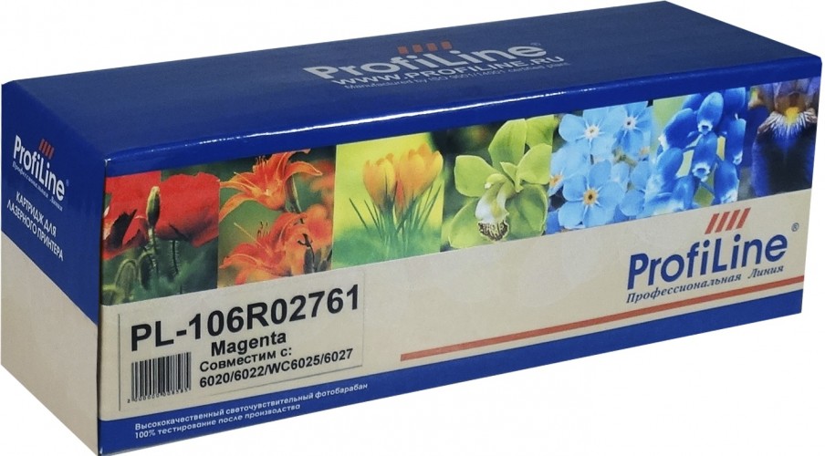 Картридж ProfiLine 106R02761 (PL-106R02761) для принтеров Xerox Phaser 6020/ 6022/ WorkCentre 6025/ 6027 пурпурный 1000 страниц