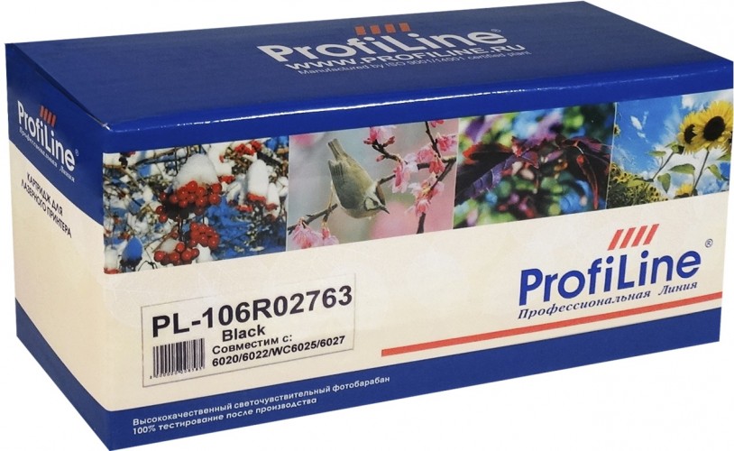 Картридж ProfiLine 106R02763 (PL-106R02763) для принтеров Xerox Phaser 6020/ 6022/ WorkCentre 6025/ 6027 черный 2000 страниц