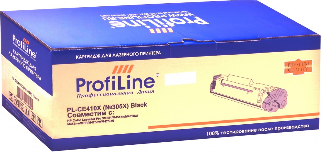 Картридж ProfiLine CE410X (PL-CE410X) для принтеров HP Color LaserJet Pro 3M351/ M451dn/ M451dw/ M451nw/ MFP/ M475dw/ M475DN черный 4000 страниц
