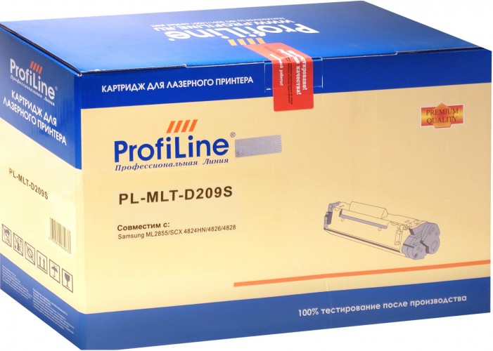 Картридж ProfiLine MLT-D209S (PL-MLT-D209S) для принтеров Samsung ML-2853ND/ 2855ND/ SCX-4824HN/ 4824FNK/ 4824FHNK/ 4825FN/ 4826FN/ 4828FN/ 4828FNK/ 4828HN 2000 страниц