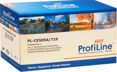 Картридж ProfiLine CE505A/ 719 (PL-CE505A/ 719) для принтеров HP LaserJet P2030/ P2035/ P2050/ P2055/ P2055D/ P2055DN/ Canon LBP 6300dn/ 6650dn/ MF5840dn/ 5880dn/ MF5940 2300 страниц