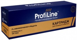 Картридж ProfiLine PL- 44844626/ 44844614 (44844614) для принтеров Oki C822, Magenta, 7300 копий