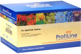 Картридж ProfiLine Q6472A/ 711 (PL-Q6472A/ 711) для принтеров HP Color LaserJet CP3505/ 3600/ 3600N/ 3600DN/ Canon MF8450 желтый 4000 страниц