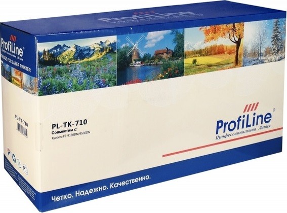 Картридж ProfiLine TK-710 (PL-TK-710) для принтеров Kyocera FS-9130DN/ 9530DN 40000 страниц + бункер отработанного тонера