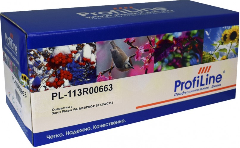 Барабан ProfiLine 113R00663 (PL-113R00663 Drum) для принтеров Xerox Phaser WC M15/ PRO412/ F12/ WC312 15000 страниц