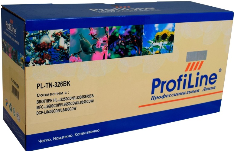 Картридж ProfiLine TN-326BK (PL-TN-326BK) для принтеров Brother HL-L8250CDN/ MFC-L8650CDW 4000 страниц черный