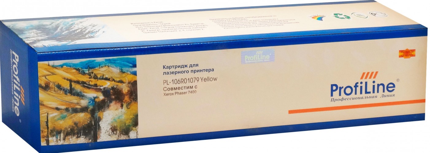 Картридж ProfiLine 106R01079 (PL-106R01079) для принтеров Xerox Phaser 7400 желтый 15000 страниц