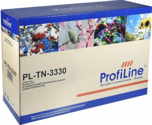 Картридж ProfiLine TN-3380 (PL-TN-3380) для принтеров Brother DCP-8110DN/ 8150DN/ 8155DN/ HL-5450DN/ 5445D/ 5440D/ 5470DW/ 5470DWT/ 6180DW/ 6180DWT/ MFC-8510DN/ 8520DN/ 8515DN/ 8710DW/ 8910DW/ 8950DW/ 8950DWT/ 8810DW 8000 страниц