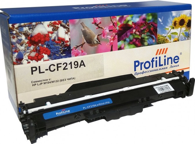 Барабан ProfiLine CF219A (№19A) chip (PL-CF219A (№19A) chip) для принтеров HP LaserJet Pro M104a/ M104w/ M132a/ M132fn/ M132fw/ M132nw 12000 страниц (с чипом)