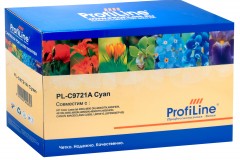 Картридж ProfiLine C9721A (PL-C9721A) для принтеров HP LaserJet 4600/ 4600n/ 4600dn/ 4600dtn/ 4600hdn/ 4650/ 4650n/ 4650dn/ 4650dtn/ 4650hdn/ Canon ImageClass C2500/ LBP2510/ 5500 голубой 8000 страниц