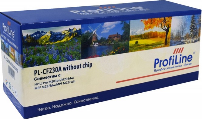 Картридж ProfiLine CF230A (PL-CF230A) для принтеров HP LaserJet Pro M203dn/ M203dw/ MPF M227fdw/ MPF M227sdn 1600 страниц (без чипа)