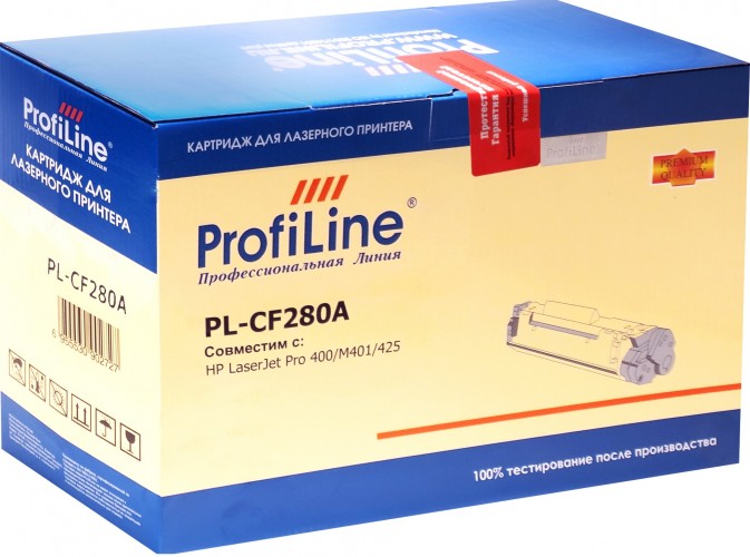 Картридж ProfiLine CF280A (PL-CF280A) для принтеров HP LaserJet Pro 400/ M401/ 425 2700 страниц