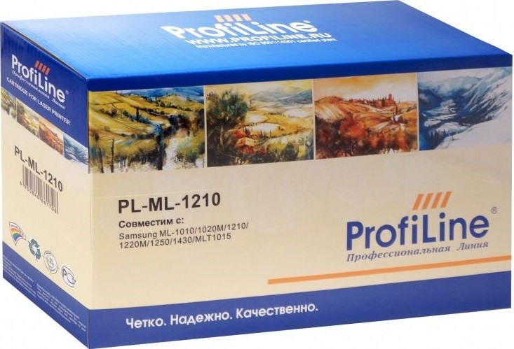 Картридж ProfiLine ML-1210D3 (PL-ML-1210D3) для принтеров Samsung ML-1010/ 1020M/ 1210/ 1220M/ 1250/ 1430/ SF5100/ 5100P/ Xerox Phaser 3110/ 3210/ Lexmark E210/ 212 3000 страниц