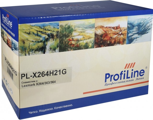 Картридж ProfiLine X264H21G (PL-X264H21G) для принтеров Lexmark X264/ 363/ 364 9000 страниц