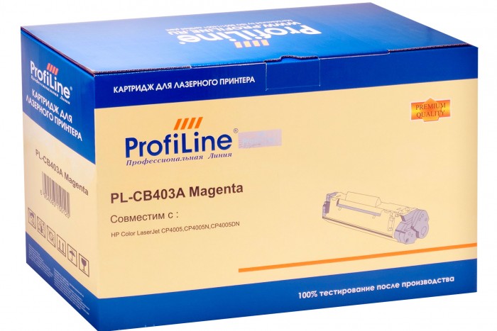 Картридж ProfiLine CB403A (PL-CB403A) для принтеров HP CP4005/ CP4005DN/ CP4005N пурпурный 7500 страниц