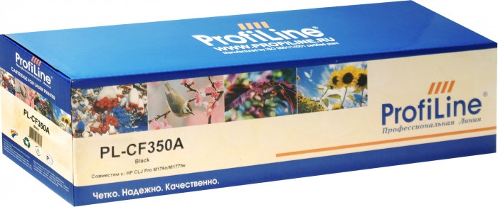 Картридж ProfiLine CF350A (PL-CF350A) для принтеров HP Color LaserJet Pro M176n/ M177fw черный 1300 страниц