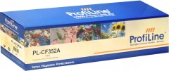 Картридж ProfiLine CF352A (PL-CF352A) для принтеров HP Color LaserJet Pro M176n/ M177fw желтый 1000 страниц