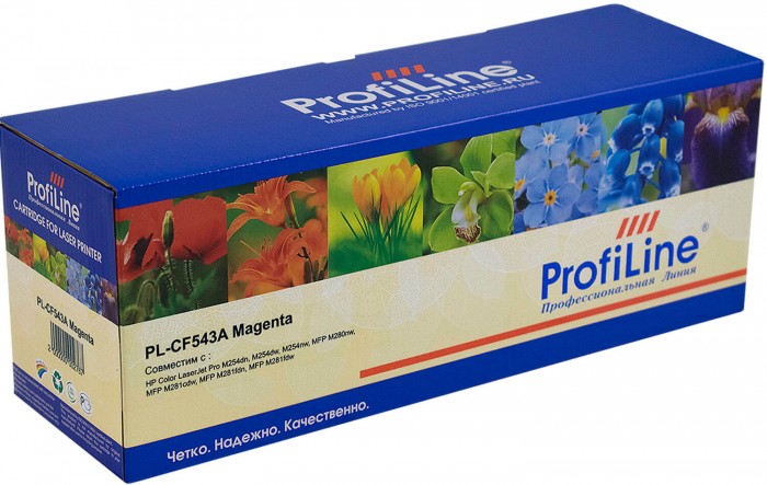 Картридж ProfiLine CF543A №203A (PL-CF543A №203A) для принтеров HP Color LaserJet Pro M254/ 280/ 281 1300 копий Magenta