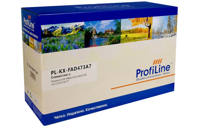 Драм-Картридж ProfiLine KX-FAD473A7 (PL-KX-FAD473A7) для принтеров Panasonic KX-MB2110RU/ KX-MB2117RU/ KX-MB2130RU/ KX-MB2137RU/ KX-MB2170RU/ KX-MB2177RU 10000 копий