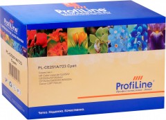 Картридж ProfiLine CE251A/ 723 (PL-CE251A/ 723) для принтеров HP Color LaserJet CP3520/ CP3525n/ CP3525dn/ CP3525x/ CM3530/ CM3530fx/ Canon LBP7750cdn голубой 7000 страниц
