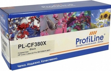 Картридж ProfiLine CF380X (PL-CF380X) для принтеров HP Color LaserJet Pro M475/ M476 MFP черный 4400 страниц