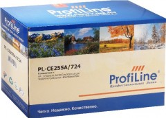 Картридж ProfiLine CE255A/ 724 (PL-CE255A/ 724) для принтеров HP LaserJet P3010/ 3015d/ 3015dn/ 3015n/ 3015x/ 3016/ MFP M525/ Canon LBP6750dn/ 6780x 6000 страниц