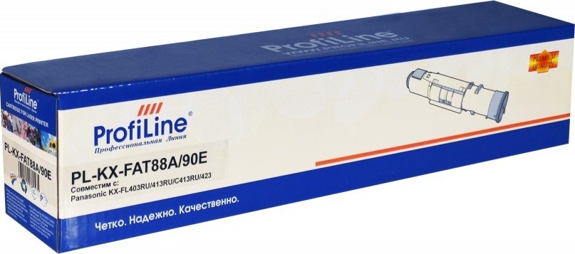 Картридж ProfiLine KX-FAT88A (PL-KX-FAT88A) для принтеров Panasonic KX-FL313CN/ 318CNKX-FL401/ 402/ 403/ 403RU/ FLC411/ 412/ 413/ 413RU/ 423 2000 страниц