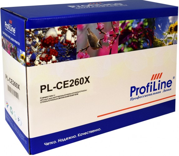 Картридж ProfiLine CE260X (PL-CE260X) для принтеров HP Color LaserJet CP4525DN/ CP4525N/ CP4525XH черный 17000 страниц