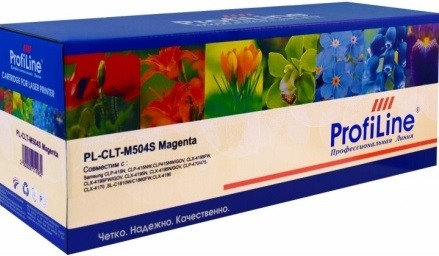 Картридж ProfiLine CLT-M504S (PL-CLT-M504S) для принтеров Samsung CLX-4195FN/ 4195FW/ CLP-415N/ 415NW/ Xpress C1810/ C1860 пурпурный 1800 страниц