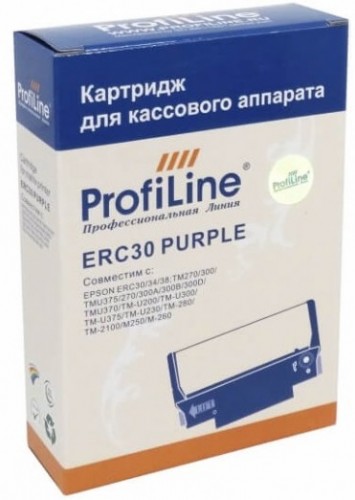 Картридж ProfiLine PL-ERC-30-Purple для принтеров Epson ERC-30/ 34/ 38/ Epson TM/ TM-U 210D/ 270/ 300, Purple (2,25 млн. знаков)