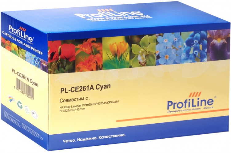 Картридж ProfiLine CE261A (PL-CE261A) для принтеров HP Color LaserJet CP4525DN/ CP4525N/ CP4525XH голубой 11000 страниц