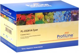 Картридж ProfiLine CE261A (PL-CE261A) для принтеров HP Color LaserJet CP4525DN/ CP4525N/ CP4525XH голубой 11000 страниц