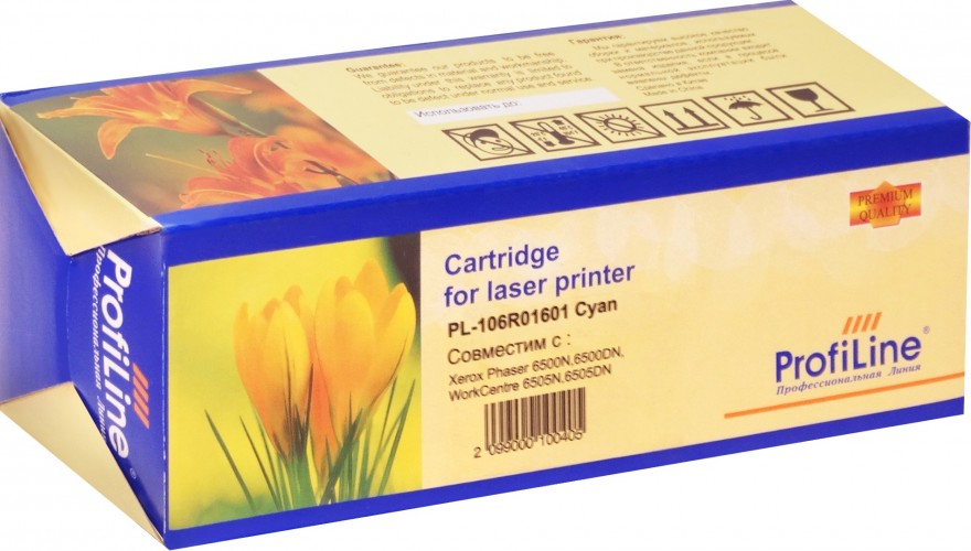 Картридж ProfiLine 106R01601 (PL-106R01601) для принтеров Xerox Phaser 6500/ Workcentre 6505 голубой 2500 страниц