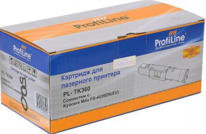 Картридж ProfiLine TК-360 (PL-TК-360) для принтеров Kyocera FS-4020DN 20000 страниц + бункер отработанного тонера