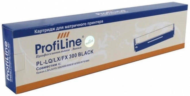 Картридж ProfiLine PL-LQ/ LX/ FX 300-Bk для принтеров Epson LQ/ LX/ FX 300/ 400/ 800/ 810/ 850/ 870/ 880, Black (1 млн. знаков)