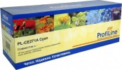 Картридж ProfiLine CE271A (PL-CE271A) для принтеров HP LaserJet CP5525/ 5525n/ 5525dn/ 5525xh/ M750n/ M750dn голубой 15000 страниц