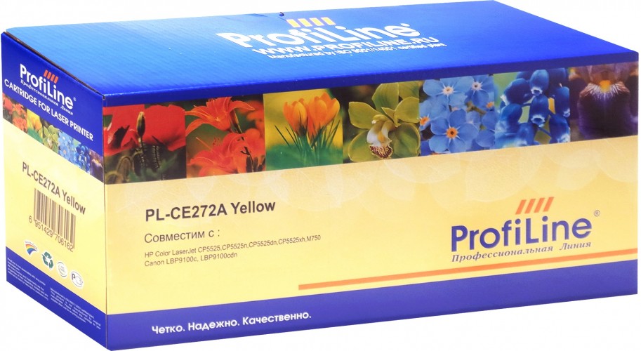 Картридж ProfiLine CE272A (PL-CE272A) для принтеров HP LaserJet CP5525/ 5525n/ 5525dn/ 5525xh/ M750n/ M750dn желтый 15000 страниц