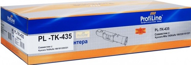 Картридж ProfiLine TK-435 (PL-TK-435) для принтеров Kyocera 180/ 181/ 220/ 221 15000 страниц + бункер отработанного тонера