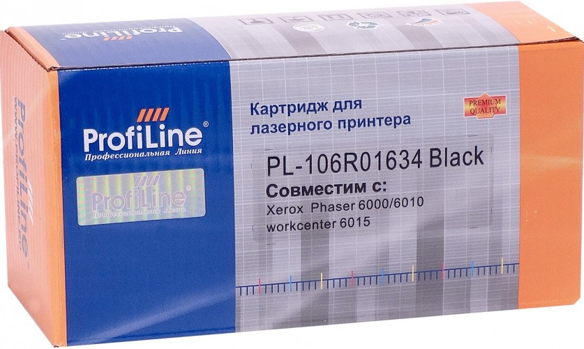 Картридж ProfiLine 106R01634 (PL-106R01634) для принтеров Xerox Phaser 6000/ 6010/ Xerox WorkCenter 6015 Вlack 2000 страниц