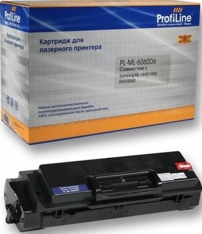 Картридж ProfiLine ML-6060D6 (PL-ML-6060D6) для принтеров Samsung ML-1440/ 1450/ 6040/ 6060/ 6060N/ 6060S/ Rank Xerox DocuPrint P1210 6000 страниц