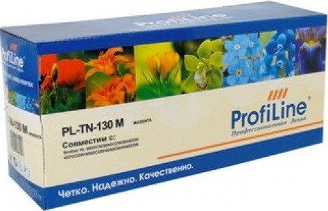 Картридж ProfiLine TN-130M (PL-TN-130M) для принтеров Brother DCP 9042CDN/ 9045CDN/ 9040CN/ MFC/ 9840CDW/ 9440CN/ HL/ 4040CN/ 4050CDN/ 4070C 1500 страниц пурпурный
